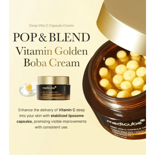 Medicube - *Deep Vita C* - Crema facial iluminadora Deep Vita C Capsule Cream