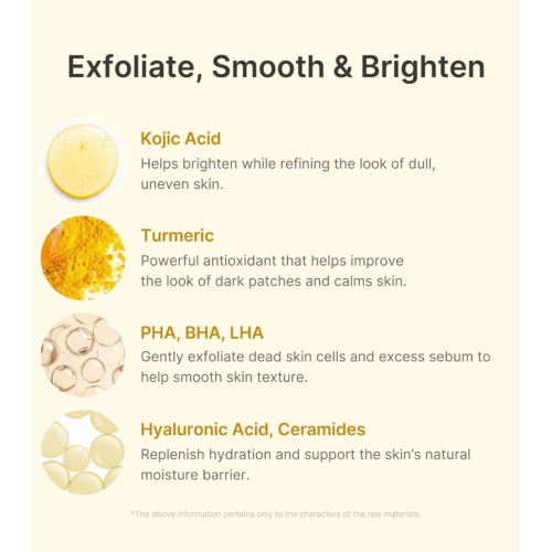 Medicube - *Kojic Acid* - Peeling facial iluminador Kojic Acid Turmeric Peel Shot