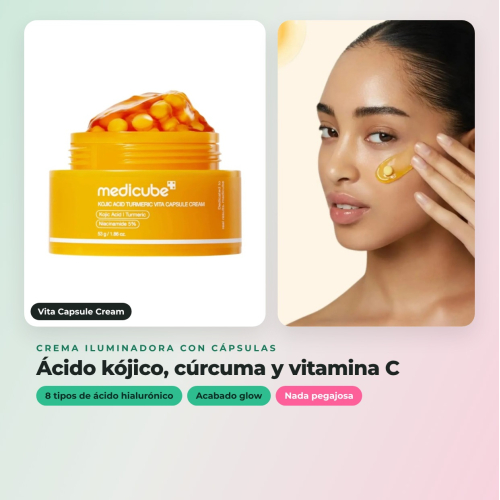 Medicube - Kojic Acid - Rutina iluminadora (discos + crema)