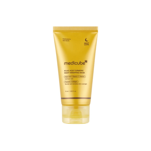 Medicube - Mascarilla facial de noche iluminadora Kojic Acid Turmeric