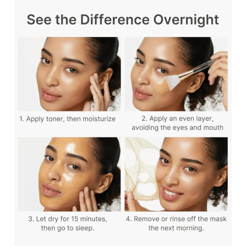 Medicube - Mascarilla facial de noche iluminadora Kojic Acid Turmeric