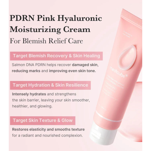 Medicube - *PDRN Pink* - Crema facial hidratante Hyaluronic Moisturizing