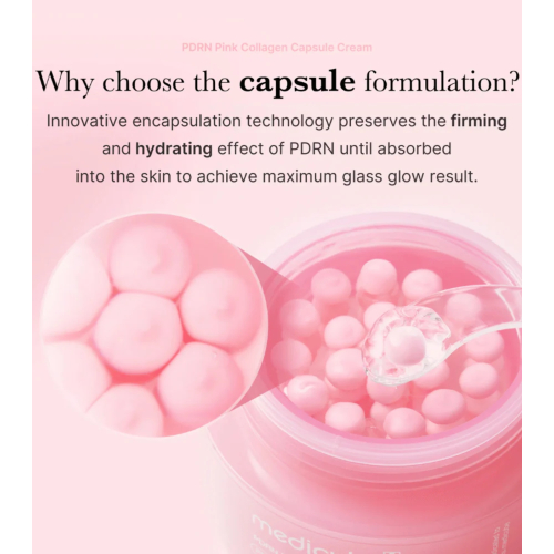 Medicube - *PDRN Pink* - Crema facial iluminadora Collagen Capsule Cream