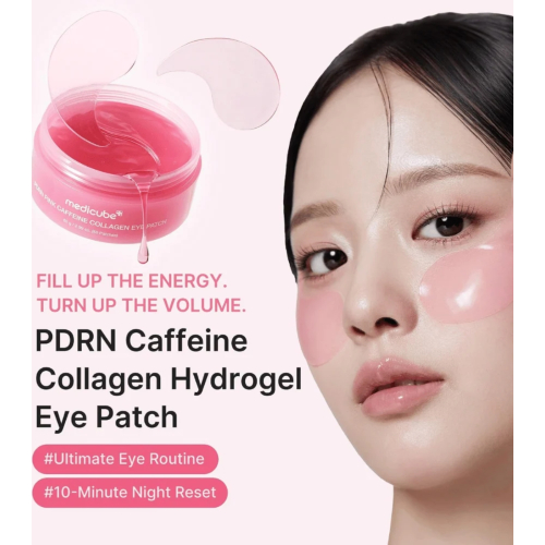 Medicube - *PDRN Pink* - Parches para el contorno de ojos Caffeine Collagen