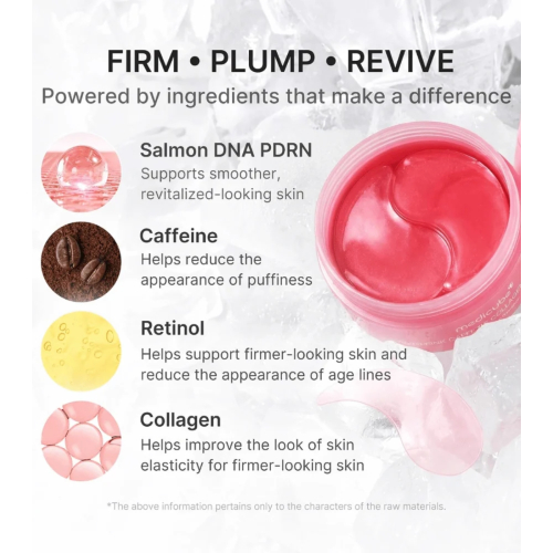 Medicube - *PDRN Pink* - Parches para el contorno de ojos Caffeine Collagen