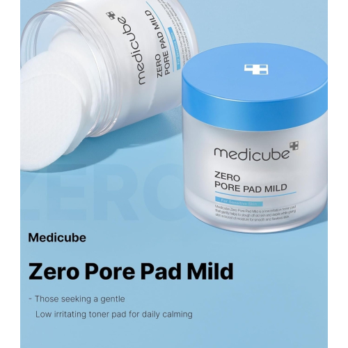 Medicube - *Zero Pore* - Almohadillas exfoliantes Zero Pore Pad Mild - 70pads