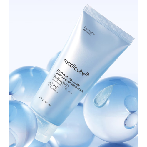 Medicube - *Zero Pore* - Limpiador facial exfoliante en espuma Clear Capsule