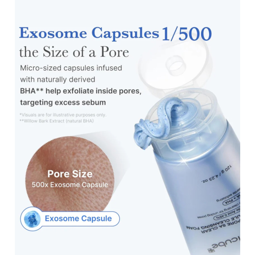 Medicube - *Zero Pore* - Limpiador facial exfoliante en espuma Clear Capsule