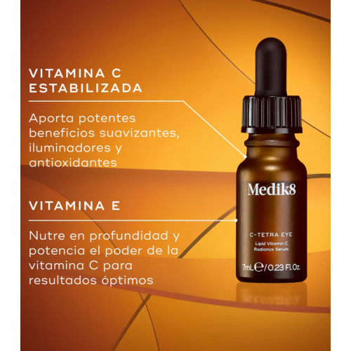 Medik8 - *C-Tetra* - Sérum iluminador para el contorno de ojos Lipid Vitamin C Eye