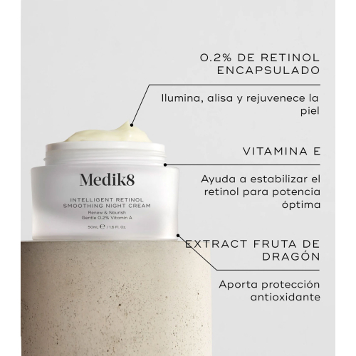 Medik8 - Crema de noche antiedad Intelligent Retinol Smoothing