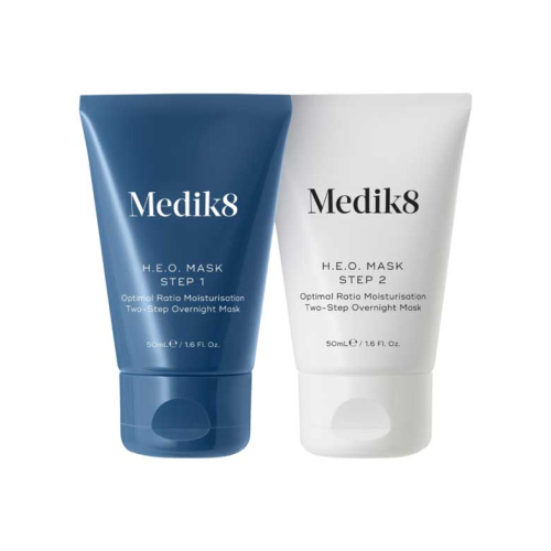 Medik8 - Dúo de mascarillas nocturnas en dos pasos H.E.O. Mask Optimal Ratio Moisturisation