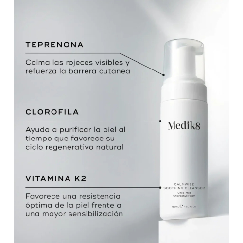 Medik8 - *Calmwise* - Espuma limpiadora de Clorofila Calmwise Soothing Cleanser