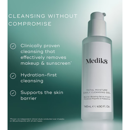 Medik8 - Gel limpiador facial Total Moisture Daily
