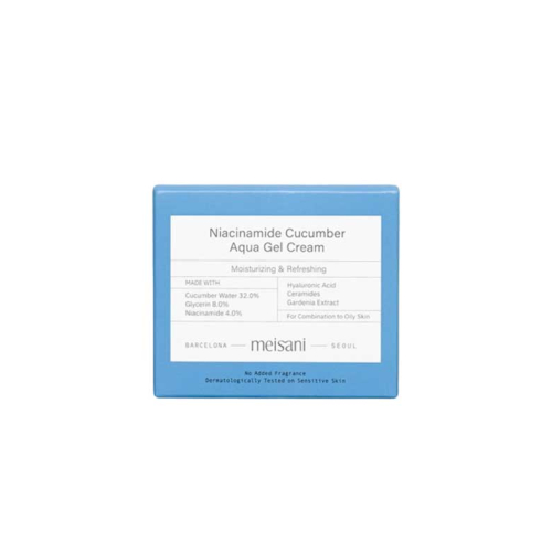 Meisani - Crema hidratante en gel Niacinamide Cucumber Aqua