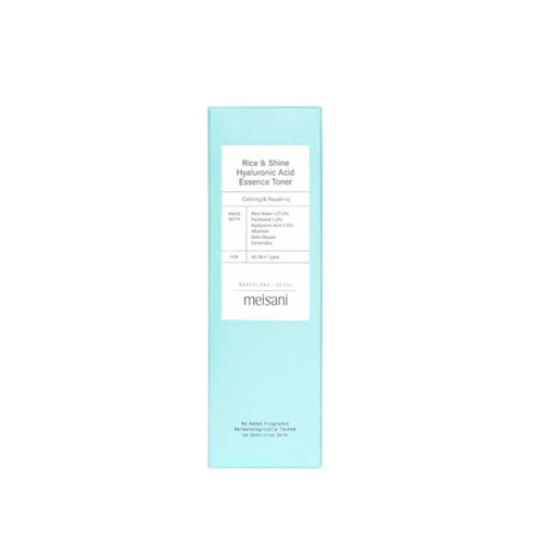 Meisani - Tónico calmante y reparador Rice & Shine Hyaluronic Acid