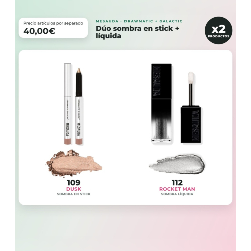 Mesauda - Pack dúo Drawmatic Shadow + Galactic Shadow - 109: Dusk + 112: Rocket Man