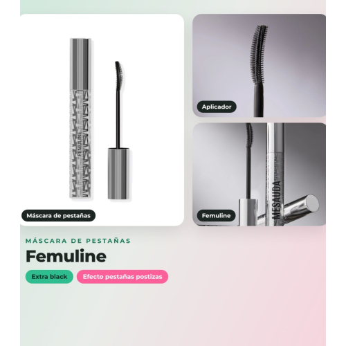 Mesauda - Pack ojos Galactic Shadow 109: Milky Way + Drawmatic Shadow 111: Bronzed + Máscara Femuline