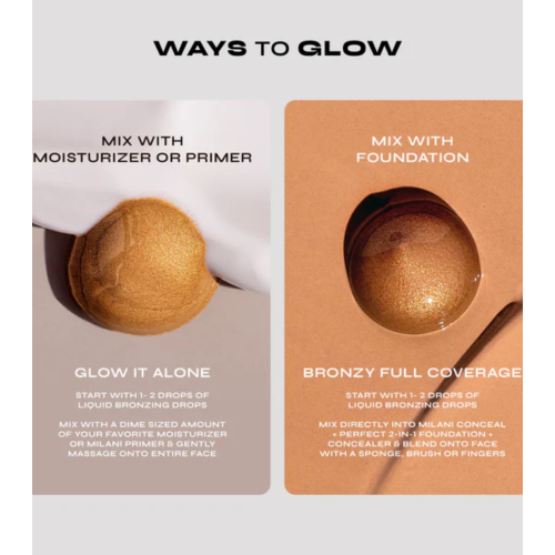 Milani - *Conceal + Perfect* - Gotas bronceadoras Sun Kissed - 110: Light