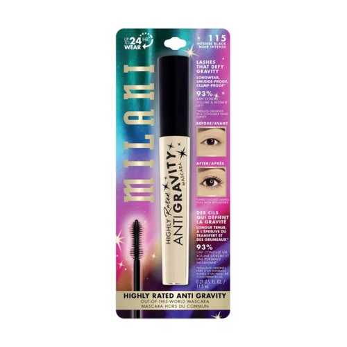 Milani - Máscara de pestañas Highly Rated Anti Gravity - 115: Intense Black