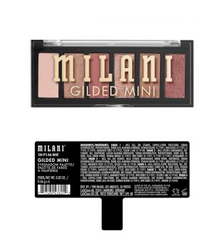 Milani - Paleta de sombras de ojos Gilded Mini - 120: It's All Rose