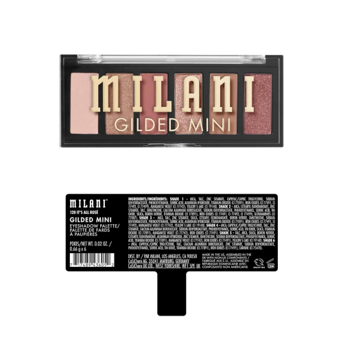 Milani - Paleta de sombras de ojos Gilded Mini - 120: It's All Rose