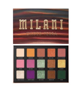 Milani - Paleta de sombras de ojos Gilded Terra
