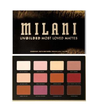 Milani - Paleta de sombras Ungilded Most Loved Mattes