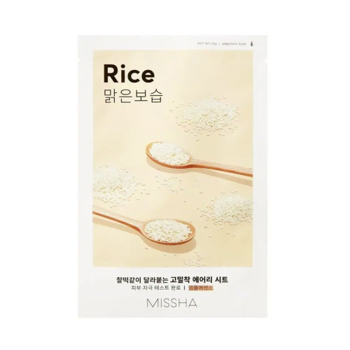Missha - Mascarilla Airy Fit Sheet Mask - Arroz