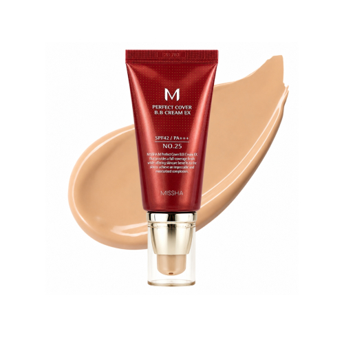 Missha - Perfect Cover BB Cream Ex SPF 42 (50ml) - 25: Warm Beige