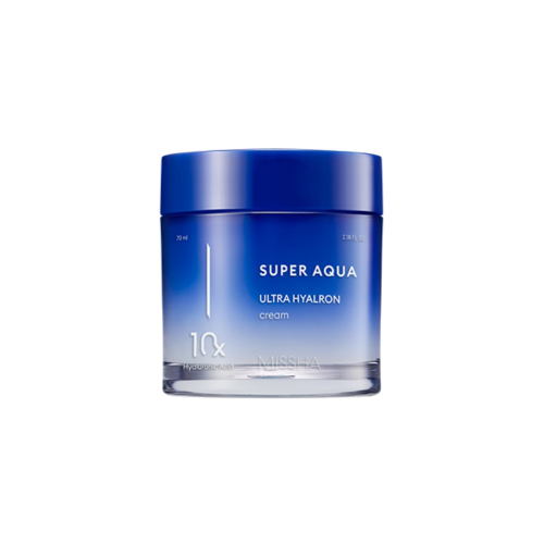 Missha - *Super Aqua* - Crema hidratante facial con ácido hialurónico Ultra Hyalron