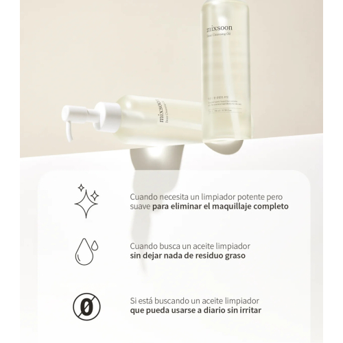 Mixsoon - Aceite limpiador facial Bean