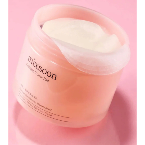 Mixsoon - *Collagen* - Tónico iluminador en formato pads