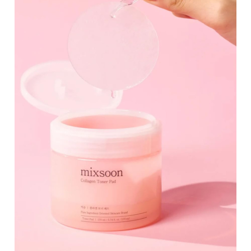 Mixsoon - *Collagen* - Tónico iluminador en formato pads