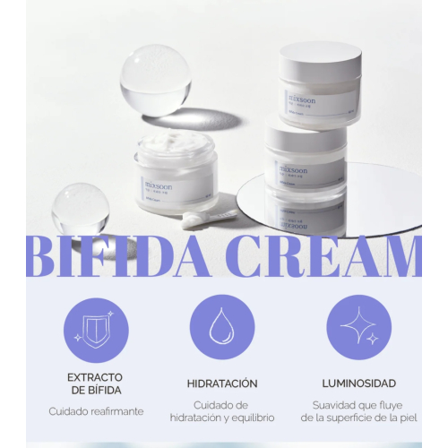 Mixsoon - Crema facial hidratante Bifida Cream