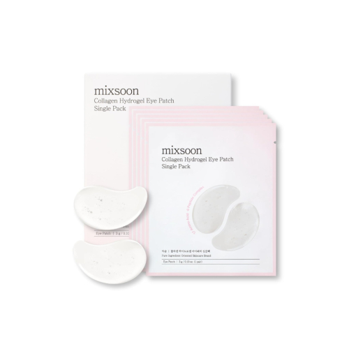 Mixsoon - Parches para el contorno de ojos Collagen Hydrogel - Pack