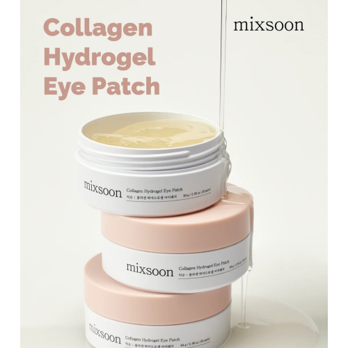 Mixsoon - Parches para el contorno de ojos Collagen Hydrogel