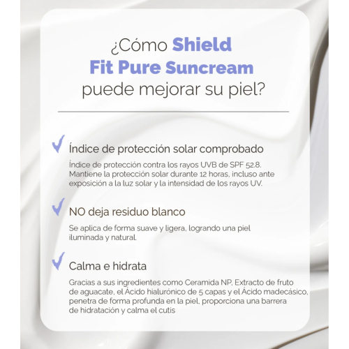 Mixsoon - Protector solar facial Shield Fit SPF50+ PA++++