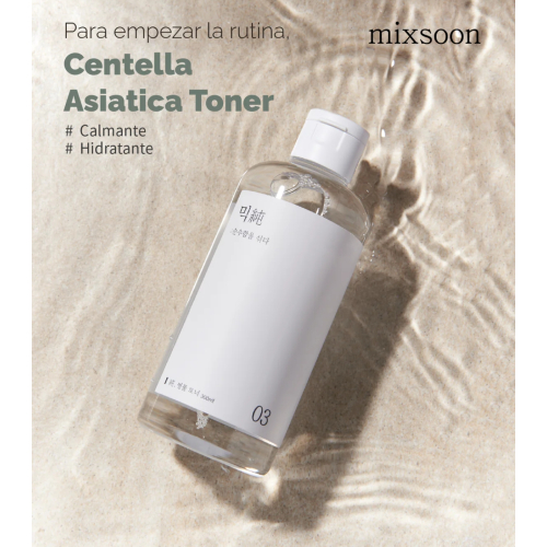 Mixsoon - Tónico facial calmante con Centella Asiática - 300ml