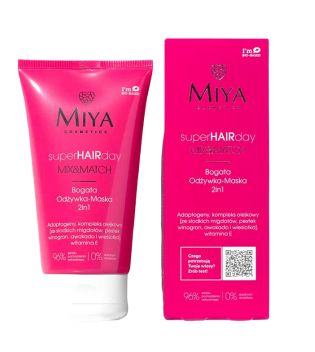 Miya Cosmetics - Acondicionador mascarilla nutritivo 2 en 1 superHAIRday