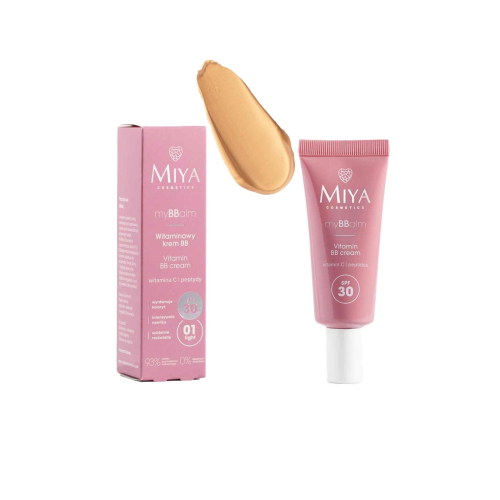 Miya Cosmetics - BB cream vitaminada myBBalm SPF30 - 01: Light