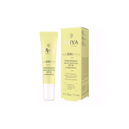 Miya Cosmetics - Contorno de ojos iluminador con vitamina C