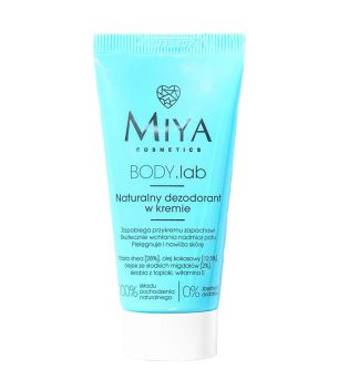 Miya Cosmetics - Desodorante natural en crema BODY.lab