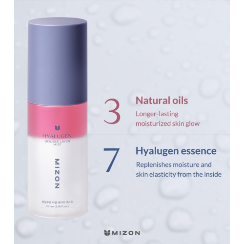 Mizon - *Hyalugen* - Bruma facial hidratante Double Layer Mist