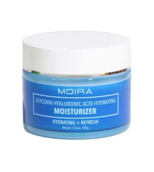 Moira - Crema hidratante y refrescante Moisturizer - Glicerina y ácido hialurónico