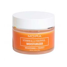 Moira - Crema iluminadora Moisturizer - Vitaminas B, C y E