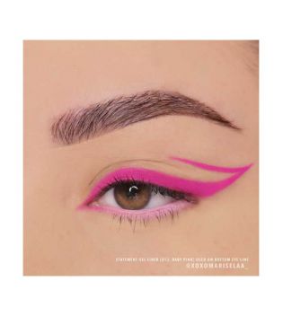 Moira - Delineador de ojos waterproof Eye catching Dip Liner - 17: Hot Pink