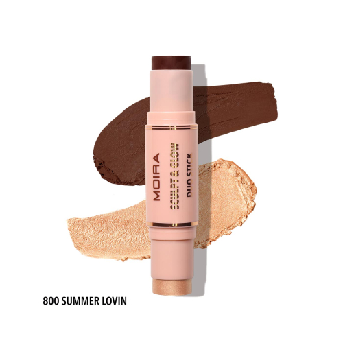 Moira - Duo de contorno e iluminador en stick Sculpt & Glow - 800: Summer Lovin'