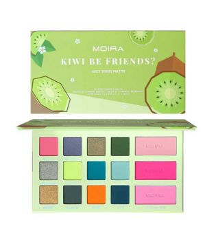Moira - *Juicy Series* - Paleta de pigmentos prensados Kiwi Be Friends?
