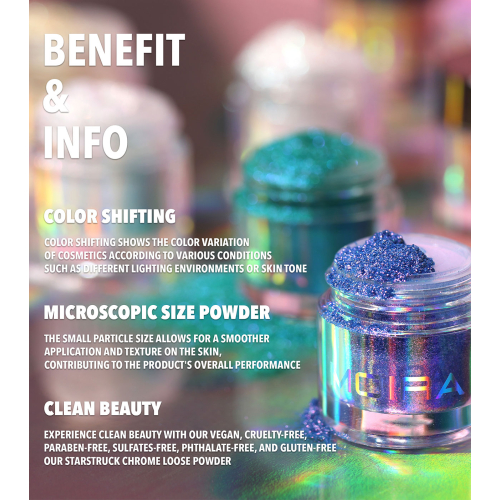 Moira - Pigmentos sueltos Starstruck Chrome Loose Powder - 003: Cosmic Dust