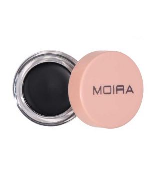 Moira - Prebase y sombra de ojos en crema 2 en 1 - 08: Black